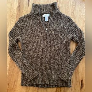 Jones New York Women’s mock turtleneck with 1/4 zip